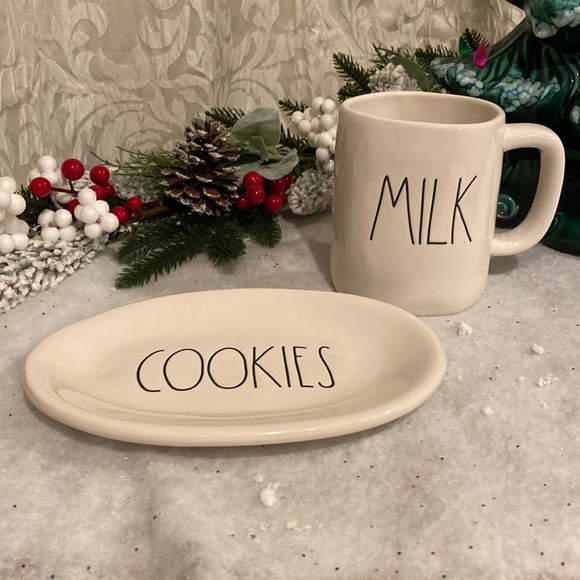 Rae Dunn Other - Rae Dunn “Milk & Cookies” Mug and plate. No box Great condition.